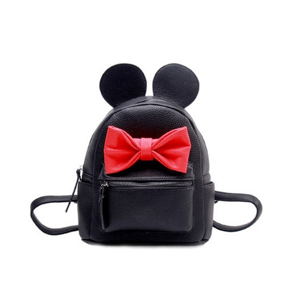 Disney Handbags - Minnie Mouse Faux Leather Backpack